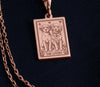 Dog lovers charm necklace - dog couple necklace - d