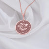 World map compass necklace - personalized world co