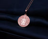 Aries zodiac necklace - aries charm - silver aries