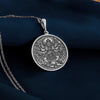Kali goddess pendant necklace - silver - rose gold