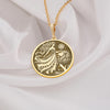 Leo women zodiac charm necklace - a