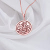 Kitsune fox charm necklace - kitsune fox silver pen