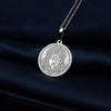 Kali charm necklace - kali silver pendant - hindu f