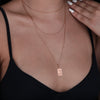 Dog lovers charm necklace - dog couple necklace - d