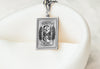 Memento mori hourglass charm necklace - memento mor