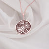 Leo women zodiac charm necklace - a