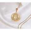 Kali charm necklace - kali silver pendant - hindu f