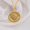 Leo charm necklace - leo zodiac personalized pendan