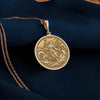Women's aquarius pendant necklace -