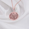 Krishna radha charm pendant - indian spiritual coup