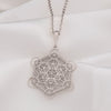 Metatron's cube pendant necklace - personalized sac