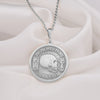 Memento mori necklace - silver memento mori necklac