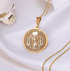 Memento mori necklace - memento mori silver pendant