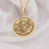 Women's aquarius pendant necklace -