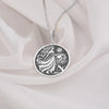 Leo women zodiac charm necklace - a