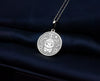 Aries zodiac necklace - aries charm - silver aries