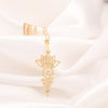 Lotus necklace - meditation necklace - silver lotus