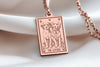 Dog lovers charm necklace - dog couple necklace - d