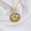 World map compass necklace - personalized world co