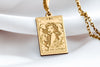 Cat lover necklace - cat girl necklace - real gold