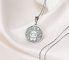 Aries zodiac necklace - aries charm - silver aries