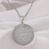 Medusa necklace - greek mythology necklace - silver