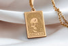 Vanitas memento mori necklace - memento mori vivere