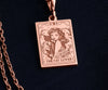Cat lover necklace - cat girl necklace - real gold