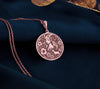 Capricorn necklace - zodiac pendant for women - sil
