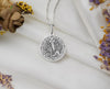 Maha kali necklace - kali charm pendant silver - re
