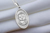 Buddha charm necklace - silver buddha - buddha amu