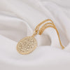 Aztec calendar pendant - mayan gold jewelry - perpe