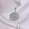 Zeus charm necklace - thunder god charm pendant -