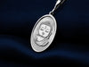 Buddha charm necklace - silver buddha - buddha amu