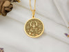 Lakshmi charm necklace - mother goddess lakshmi sil